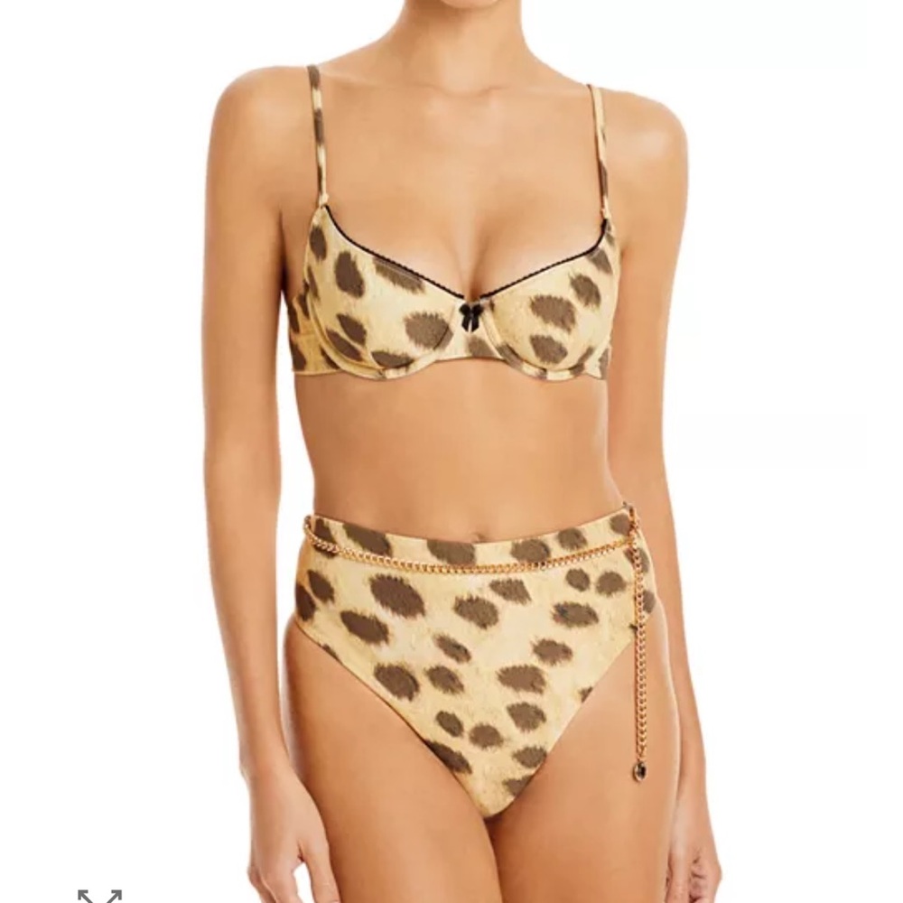 WeWoreWhat Cheetah Bikini
